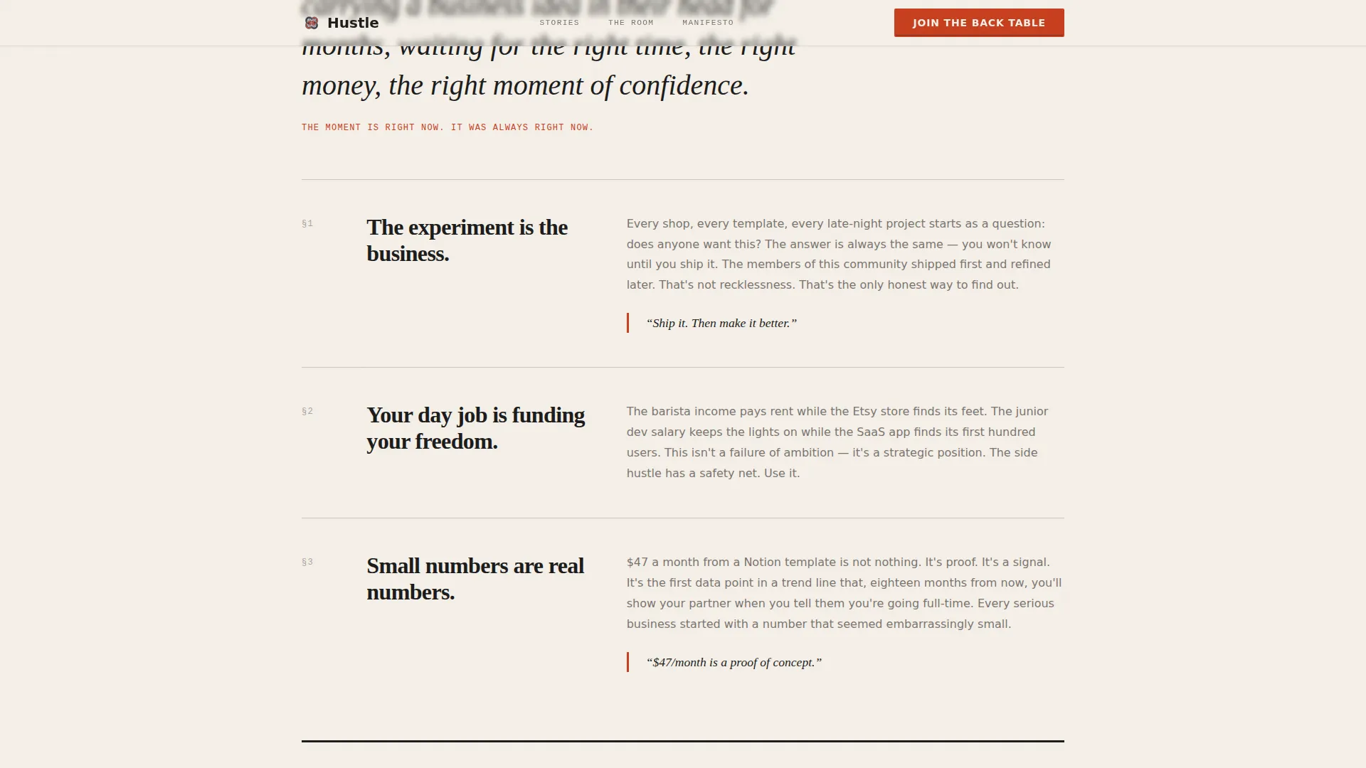 Bold Side Hustle Community Landing Page Template
