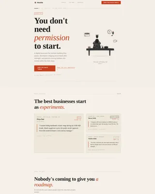 Bold Side Hustle Community Landing Page Template