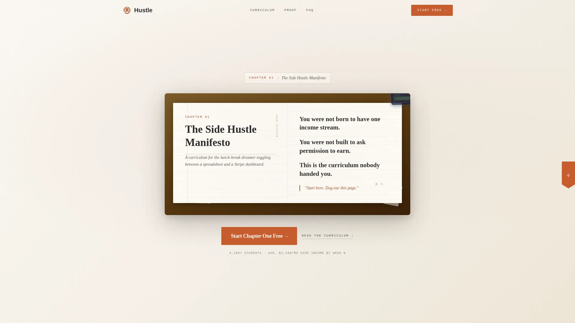 Bold Gig Economy Course Landing Page Template