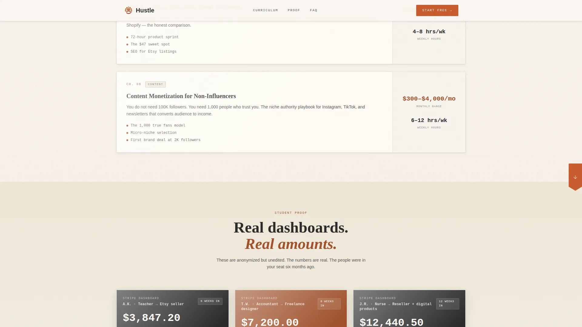 Bold Gig Economy Course Landing Page Template