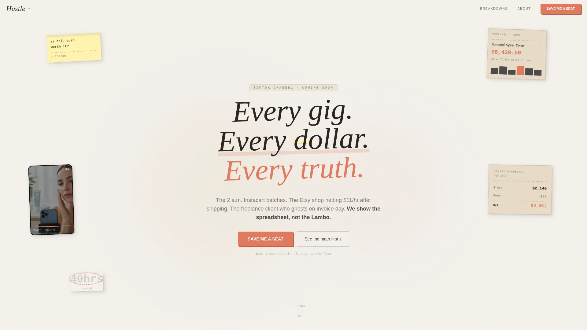 Authentic Flexible Work Landing Page Template