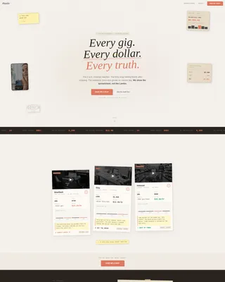 Authentic Flexible Work Landing Page Template