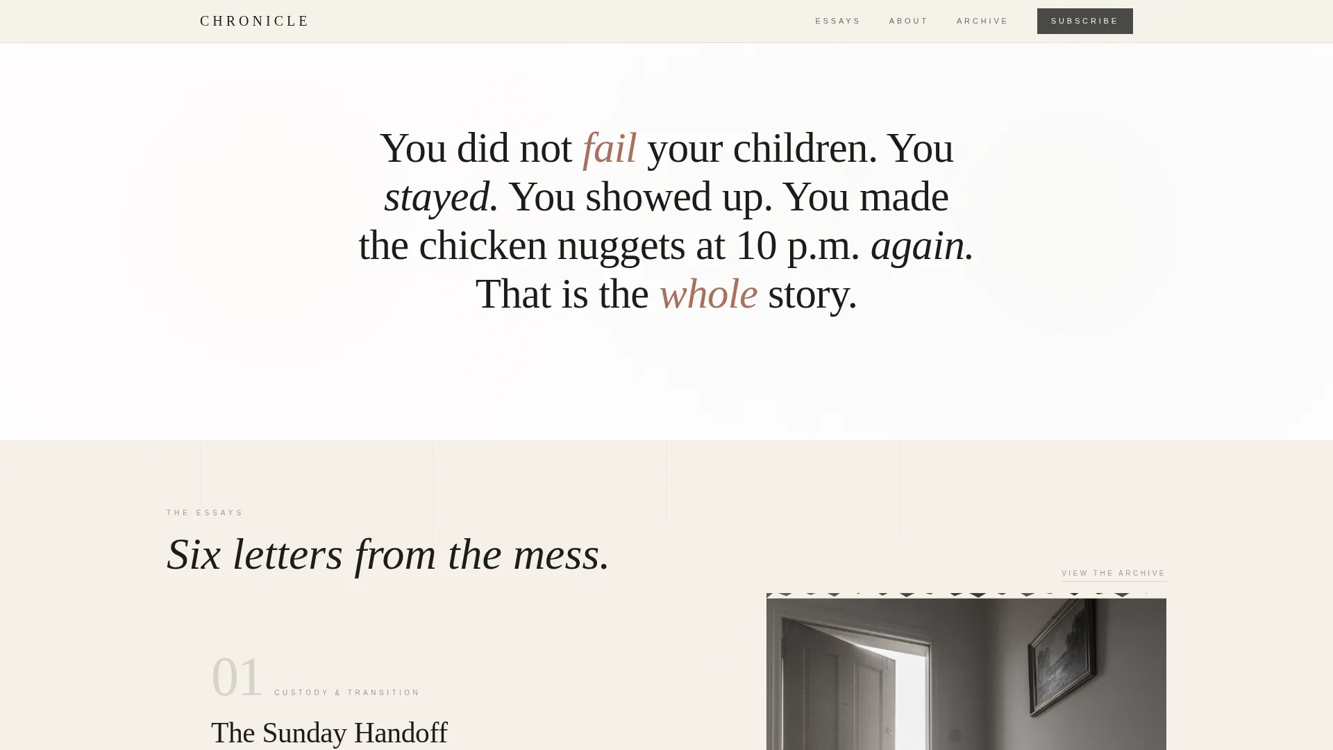 Parenting & Family Blog Blog Website Template