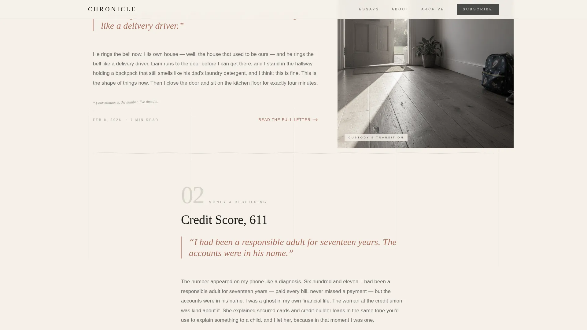 Parenting & Family Blog Blog Website Template