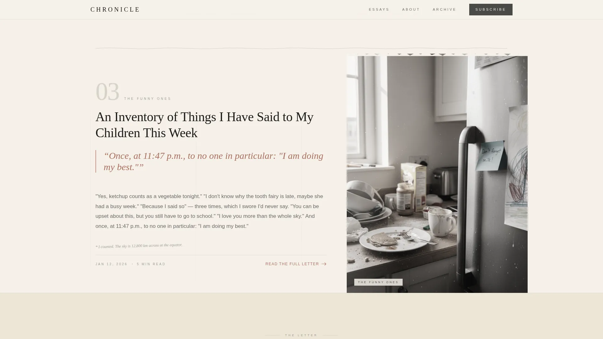 Parenting & Family Blog Blog Website Template