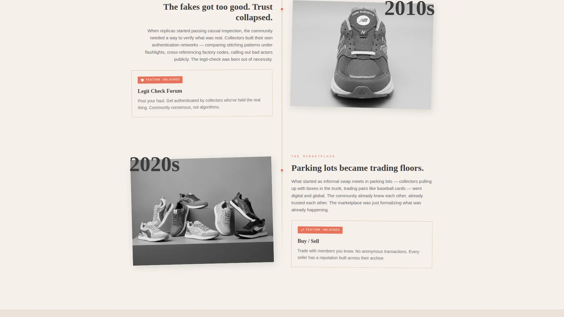 Bold Sneaker Community Landing Page Template