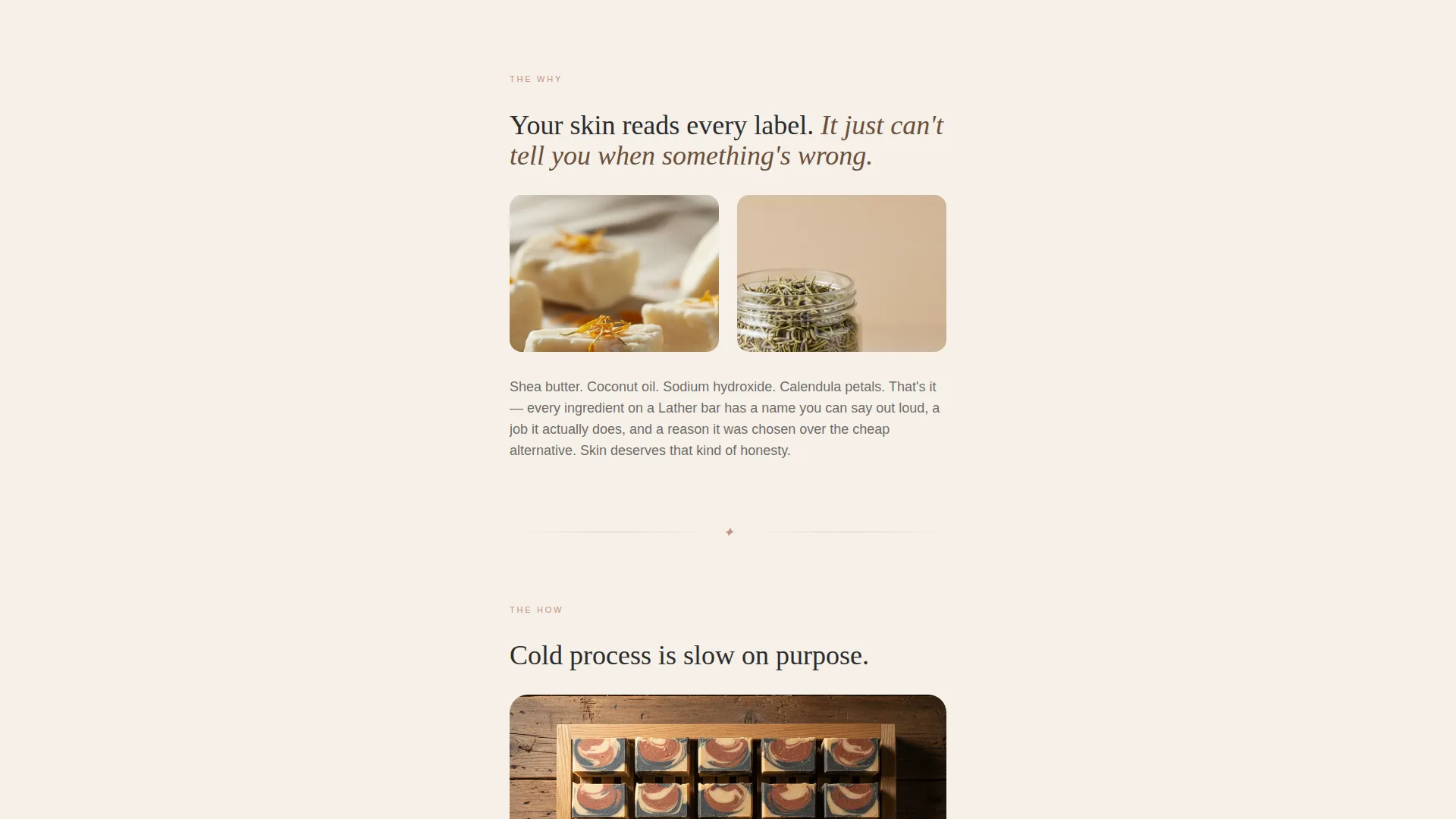 Artisan Soap Making Landing Page Template