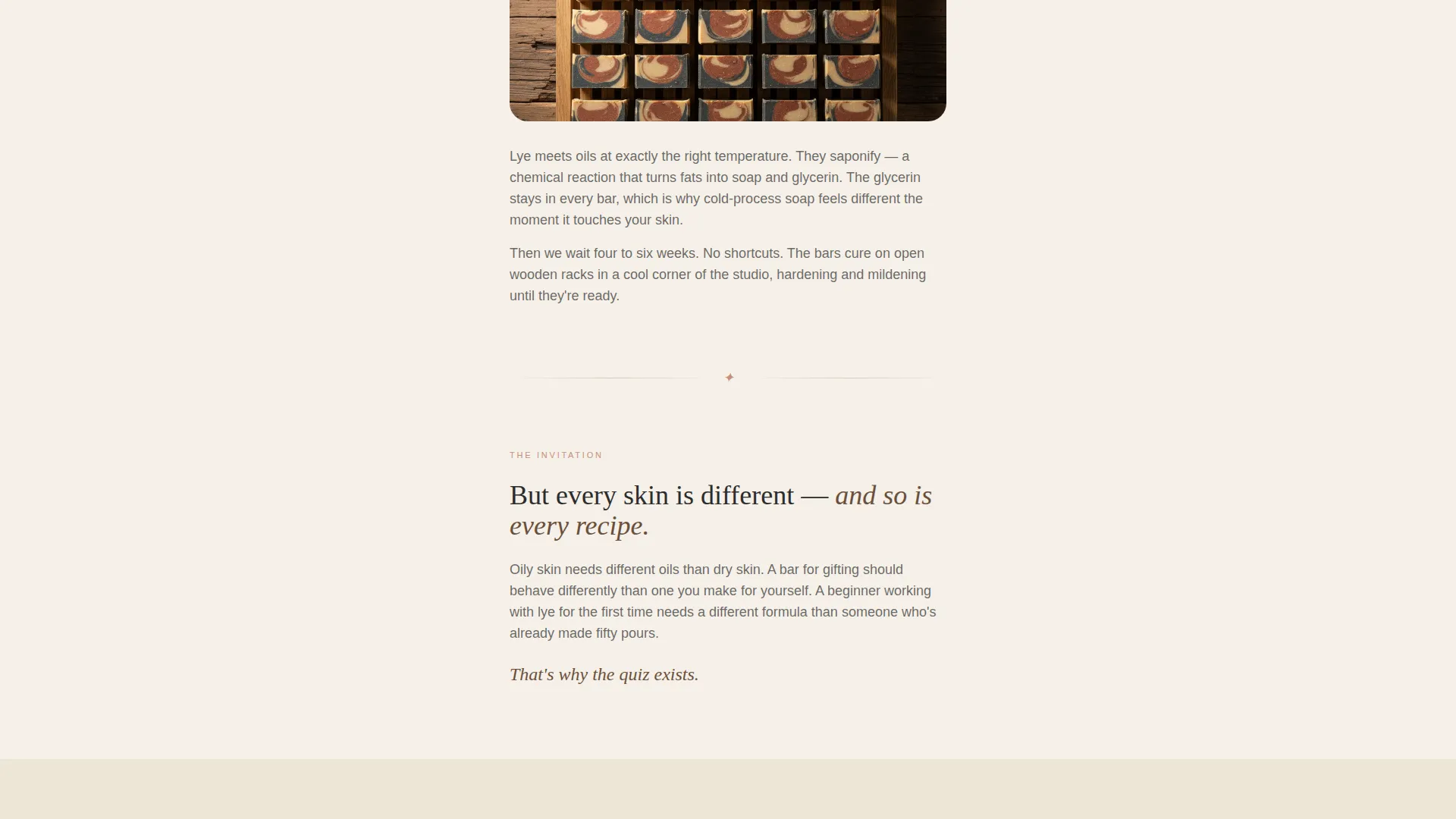 Artisan Soap Making Landing Page Template