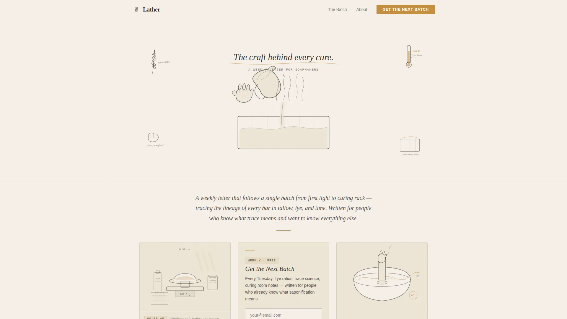 Soap Making Content Professional Website Template