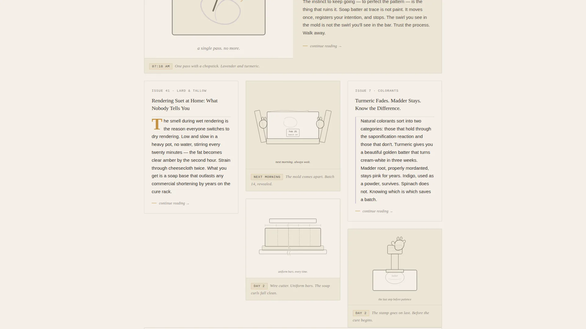 Soap Making Content Professional Website Template