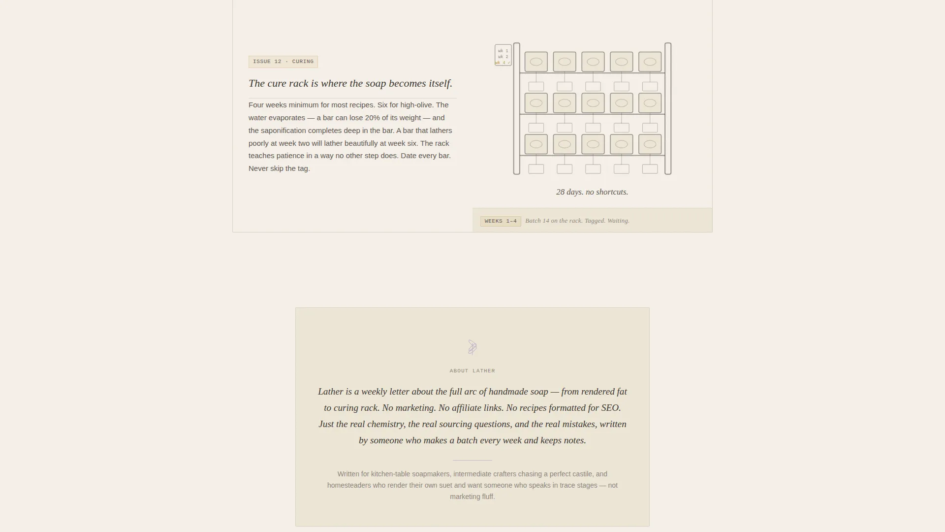Soap Making Content Professional Website Template