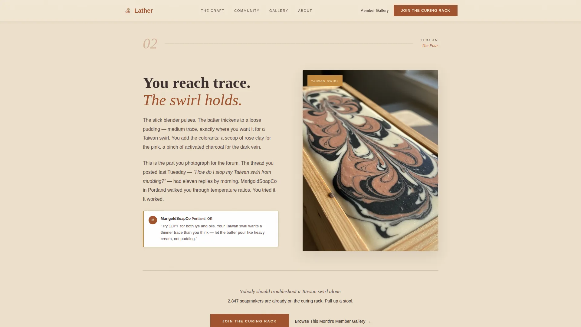 Artisan Craft Soap Landing Page Template