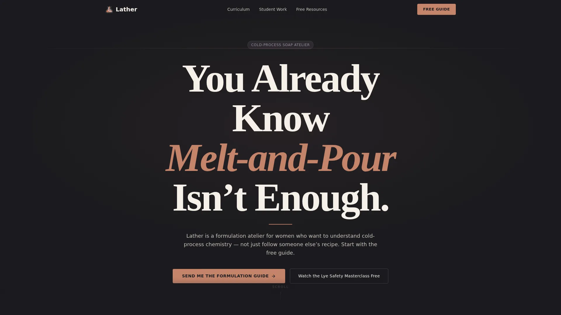 Artisan Handmade Soap Landing Page Template