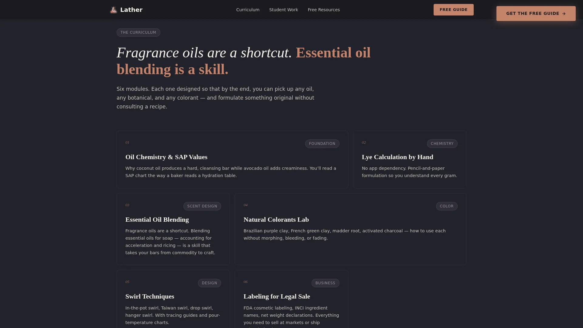 Artisan Handmade Soap Landing Page Template