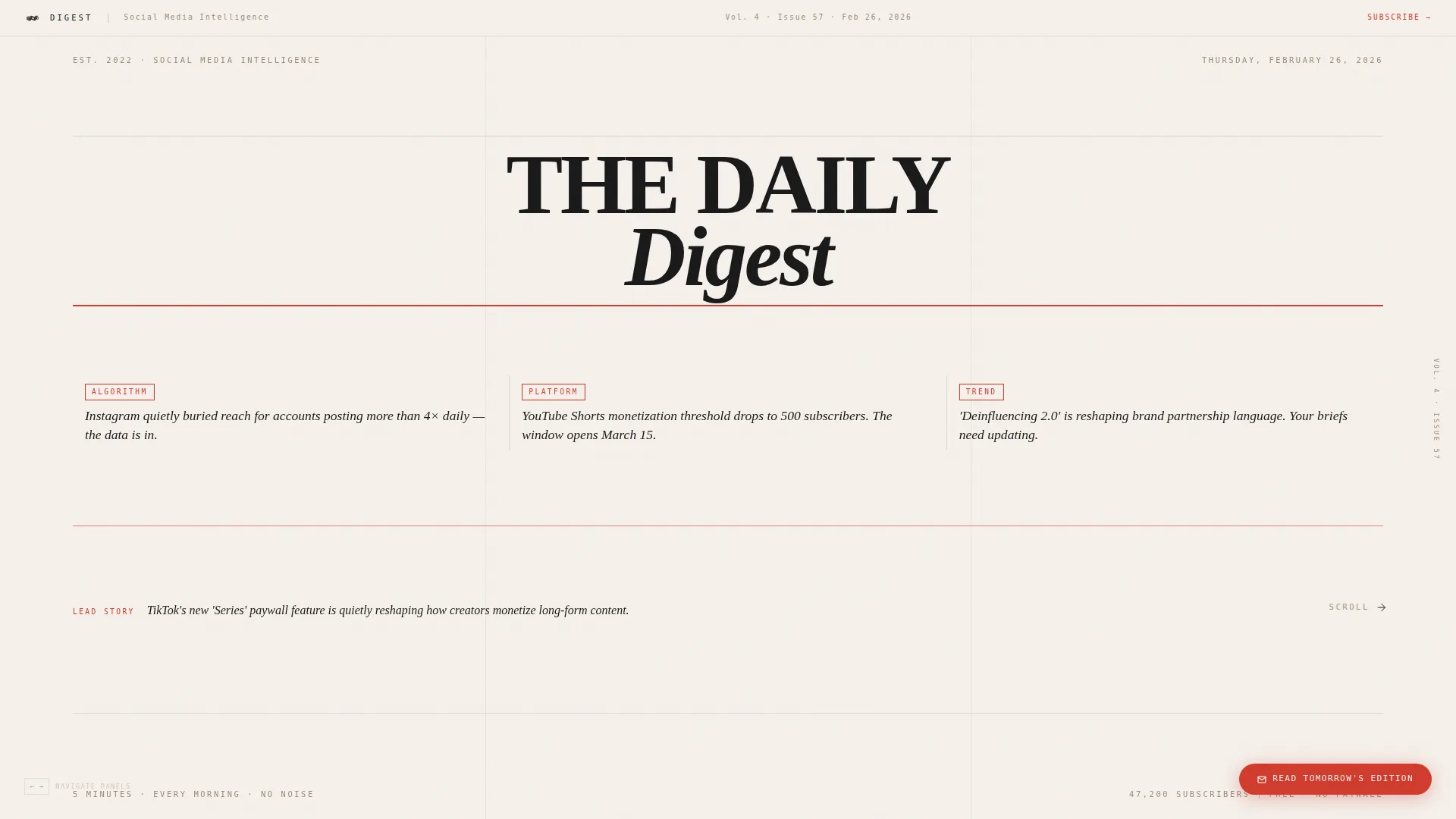 Action-Able Industry Insights Landing Page Template