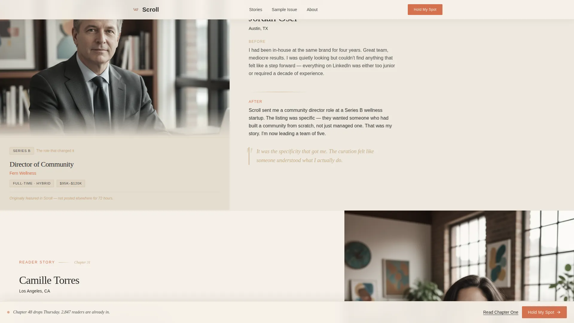 Social Media Marketing Newsletter Booking Website Template