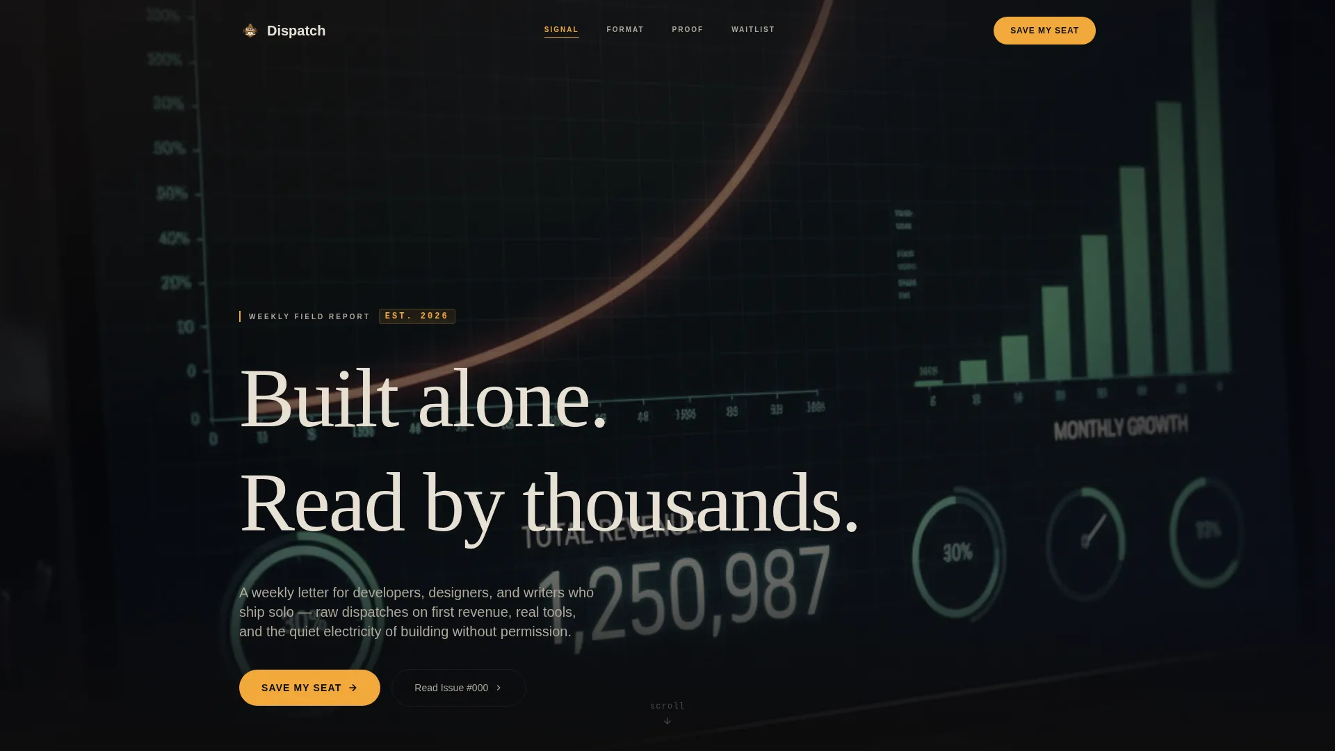 Solopreneur & Indie Maker Content Pre-Launch Website Template