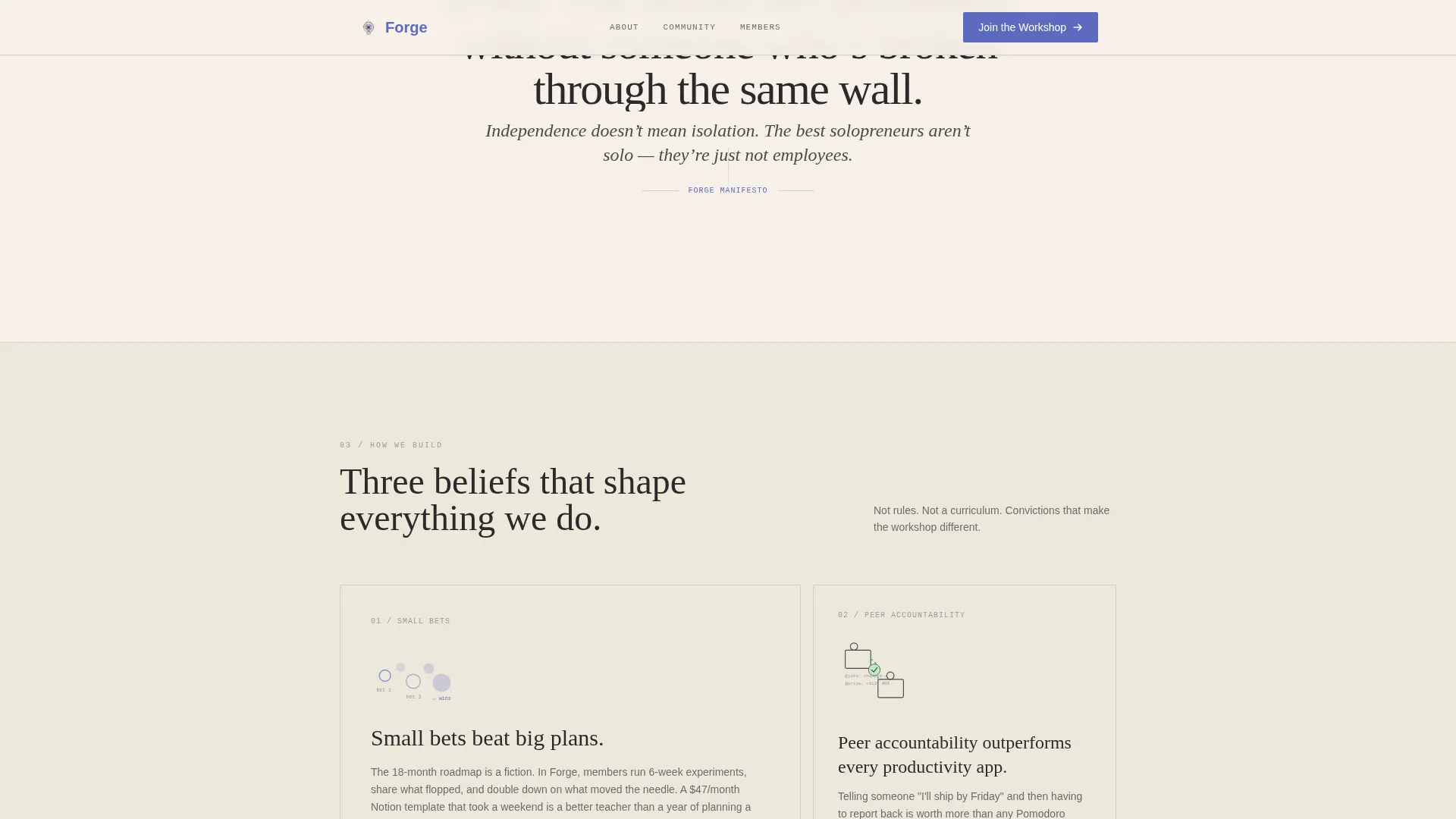 Solopreneur & Indie Maker Content Advanced Blog Website Template