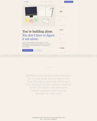 Solopreneur & Indie Maker Content Advanced Blog Website Template