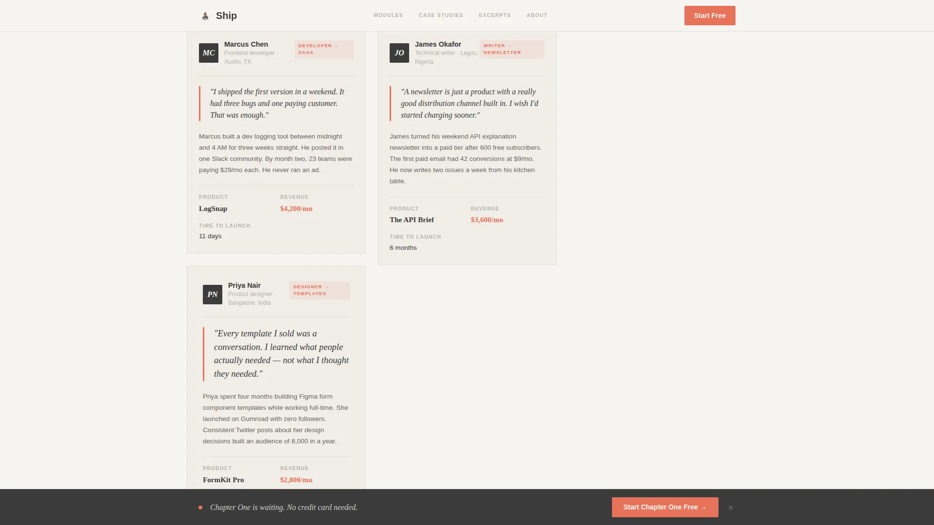 Solopreneur & Indie Maker Content Specialist Blog Website Template