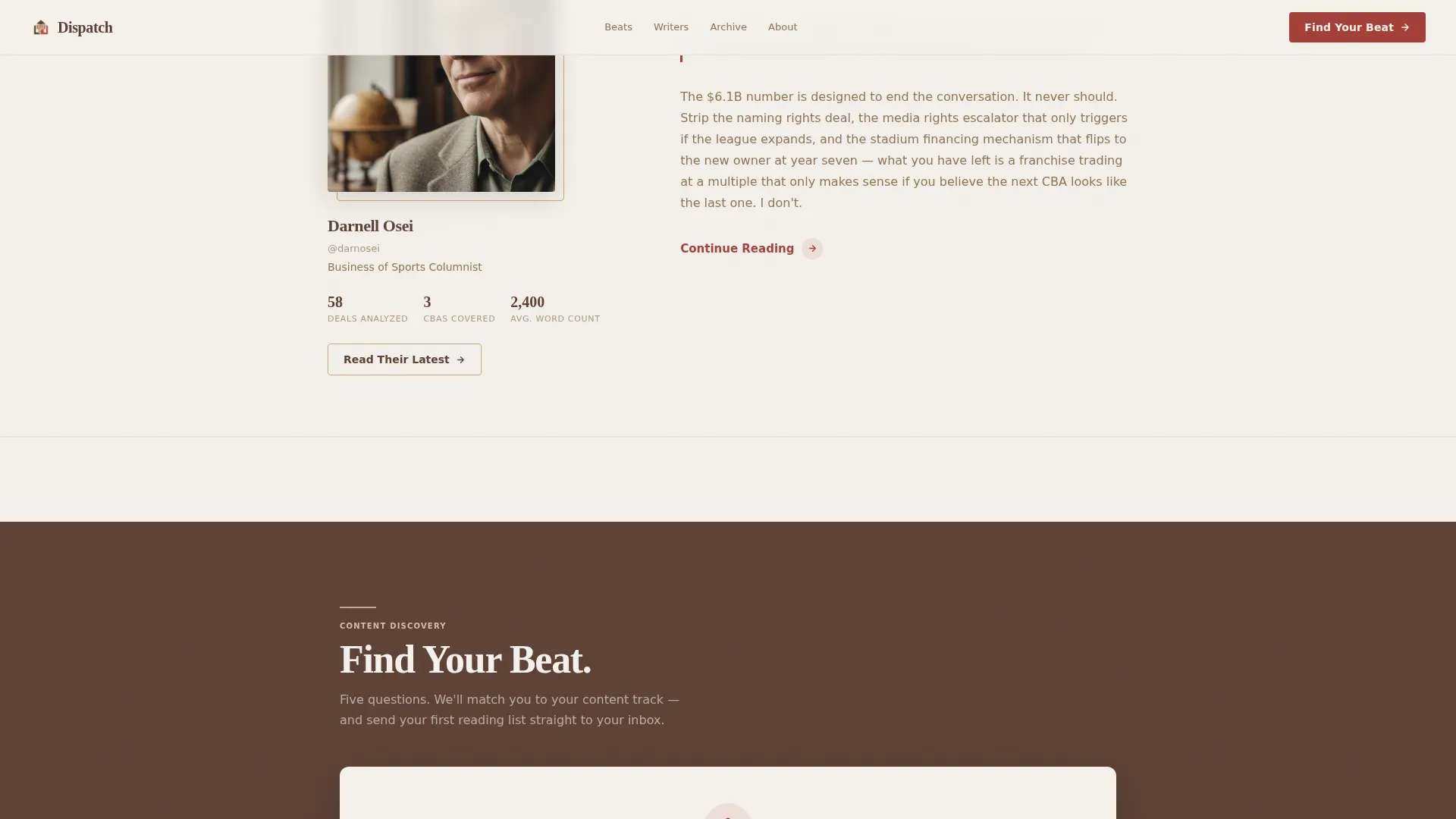 Sports Blog & Media Blog Website Template