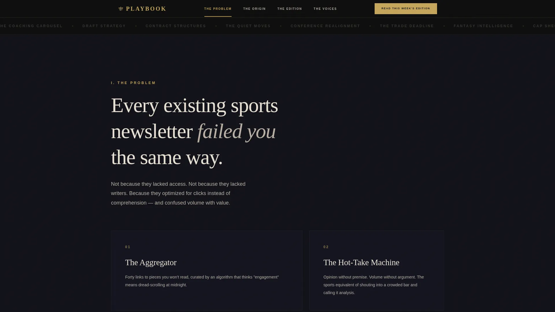 Sports Blog & Media Professional Website Template