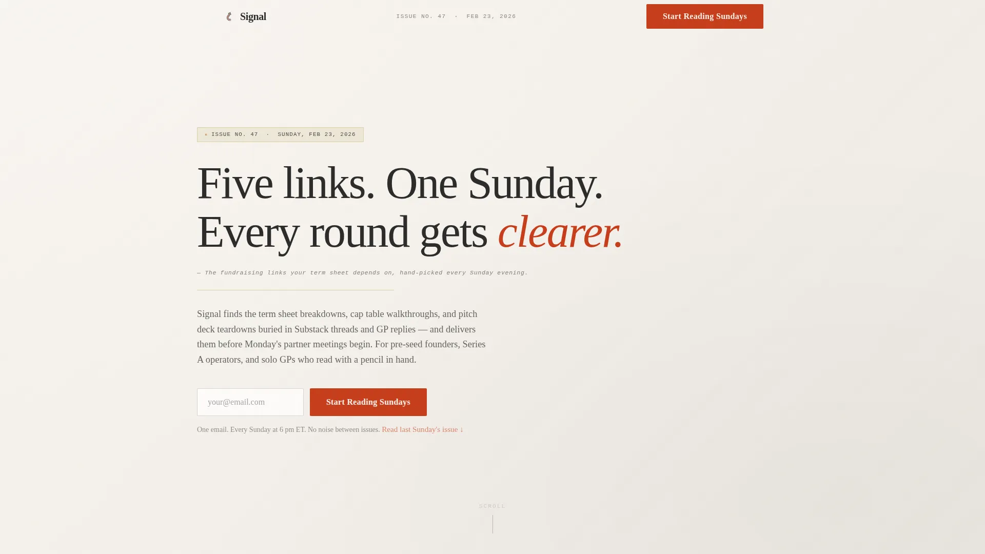 Startup Fundraising Newsletter Advanced Blog Website Template