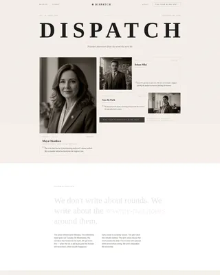 Startup Fundraising Newsletter Specialist Blog Website Template