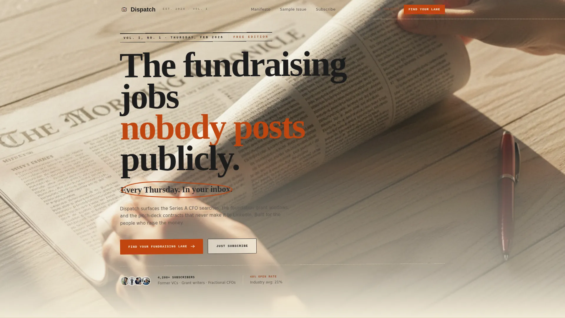 Startup Fundraising Newsletter Complete Blog Website Template