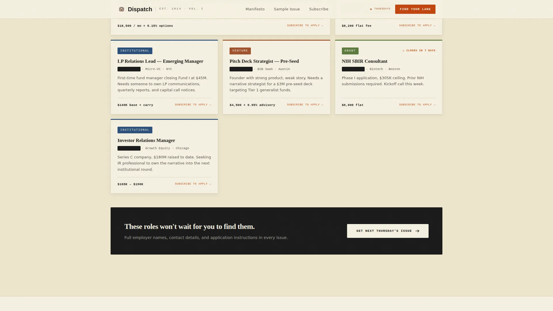 Startup Fundraising Newsletter Complete Blog Website Template