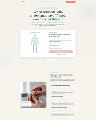 Rheumatology Medicine Booking Website Template