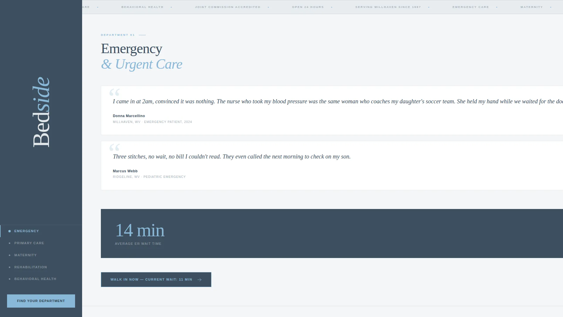 Hospital & Health System Reviews Website Template