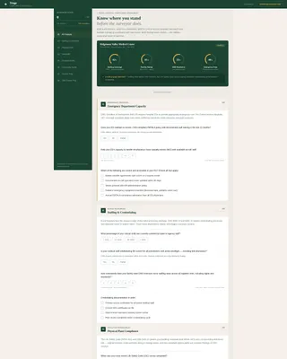 Hospital & Health System Cost Calculator Website Template