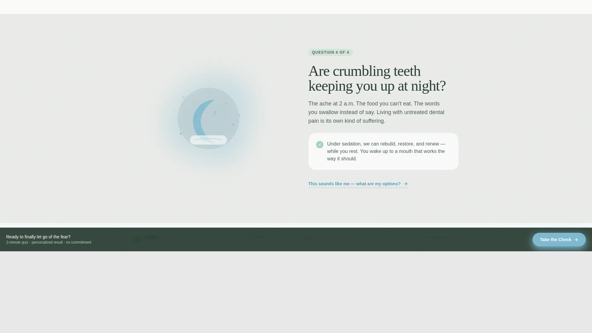 Sedation Dentist Advanced Booking Website Template