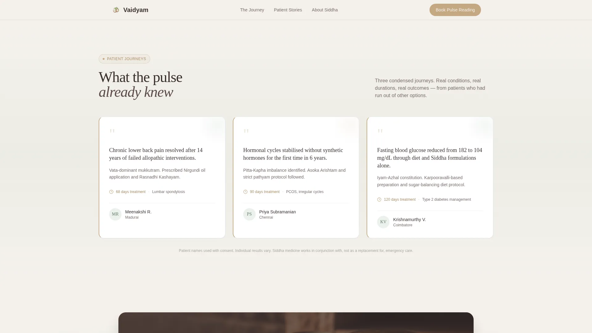 Ayurveda & Alternative Medicine Booking Website Template