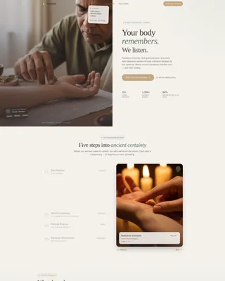 Ayurveda & Alternative Medicine Booking Website Template