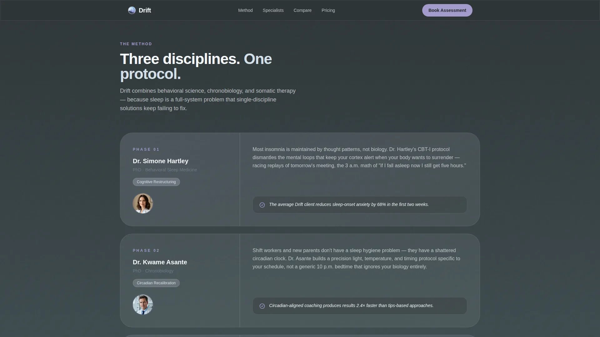 Sleep Medicine & Clinic Booking Website Template