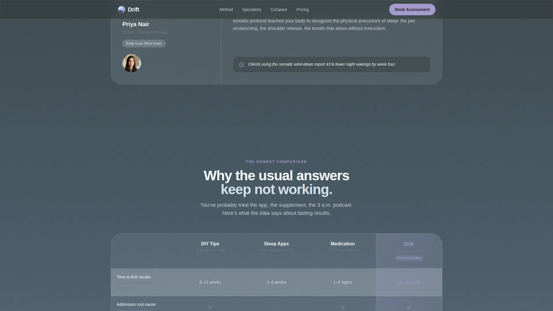 Sleep Medicine & Clinic Booking Website Template