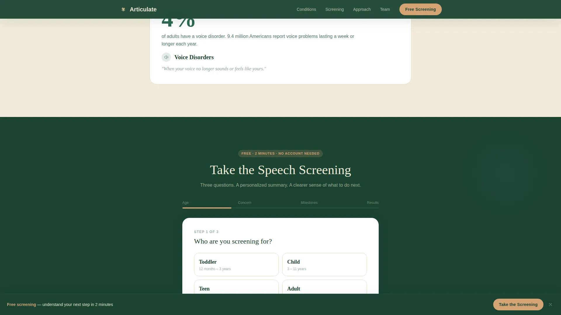 Speech Pathologist Booking Website Template