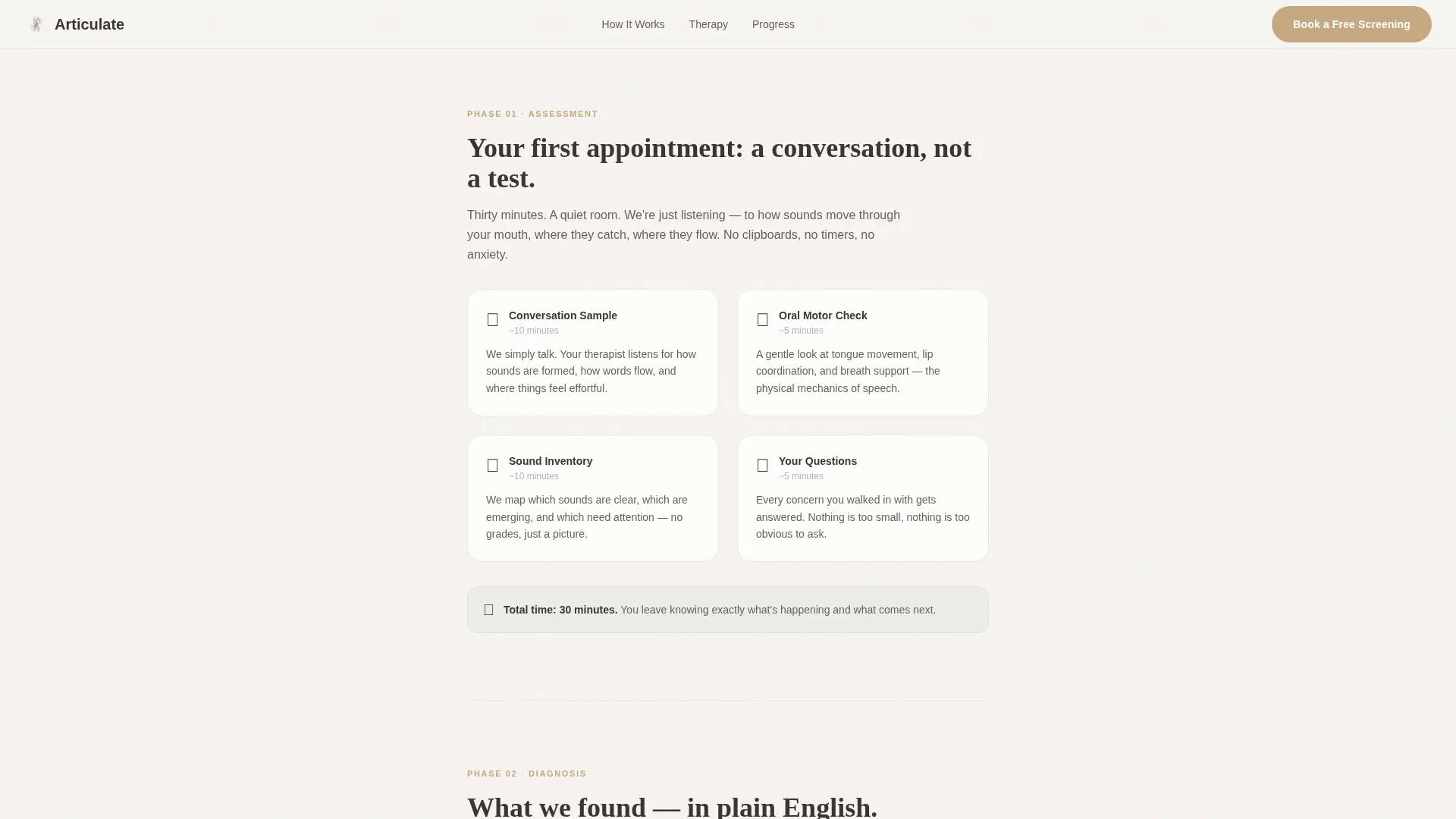 Speech Pathologist Landing Page Template