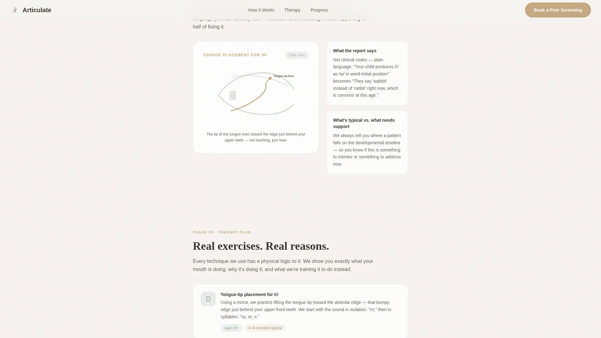 Speech Pathologist Landing Page Template