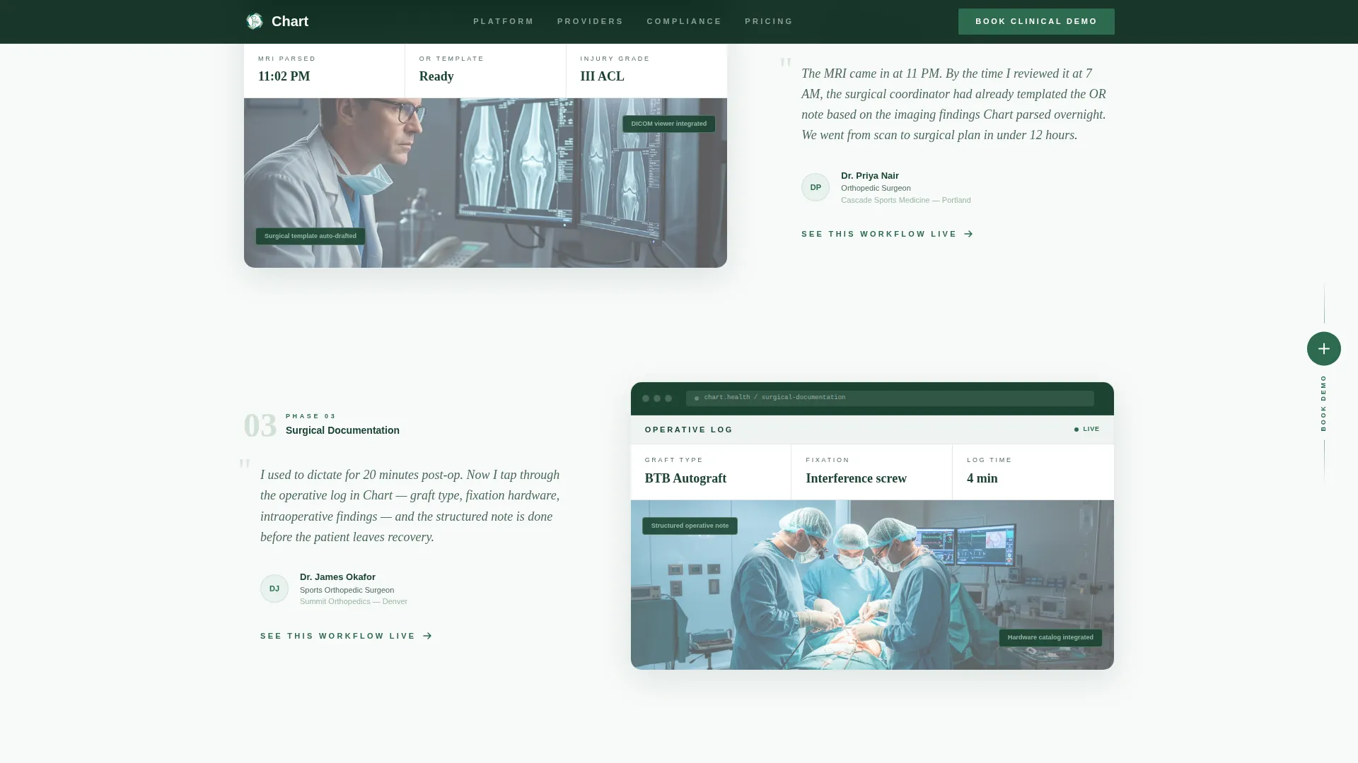 Sports Medicine EMR Landing Page Template