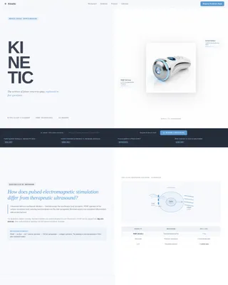 Sports Medicine Medical Device Landing Page Template