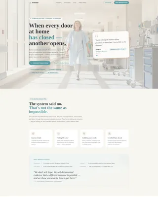 Stem Cell Therapy Medical Tourism Landing Page Template