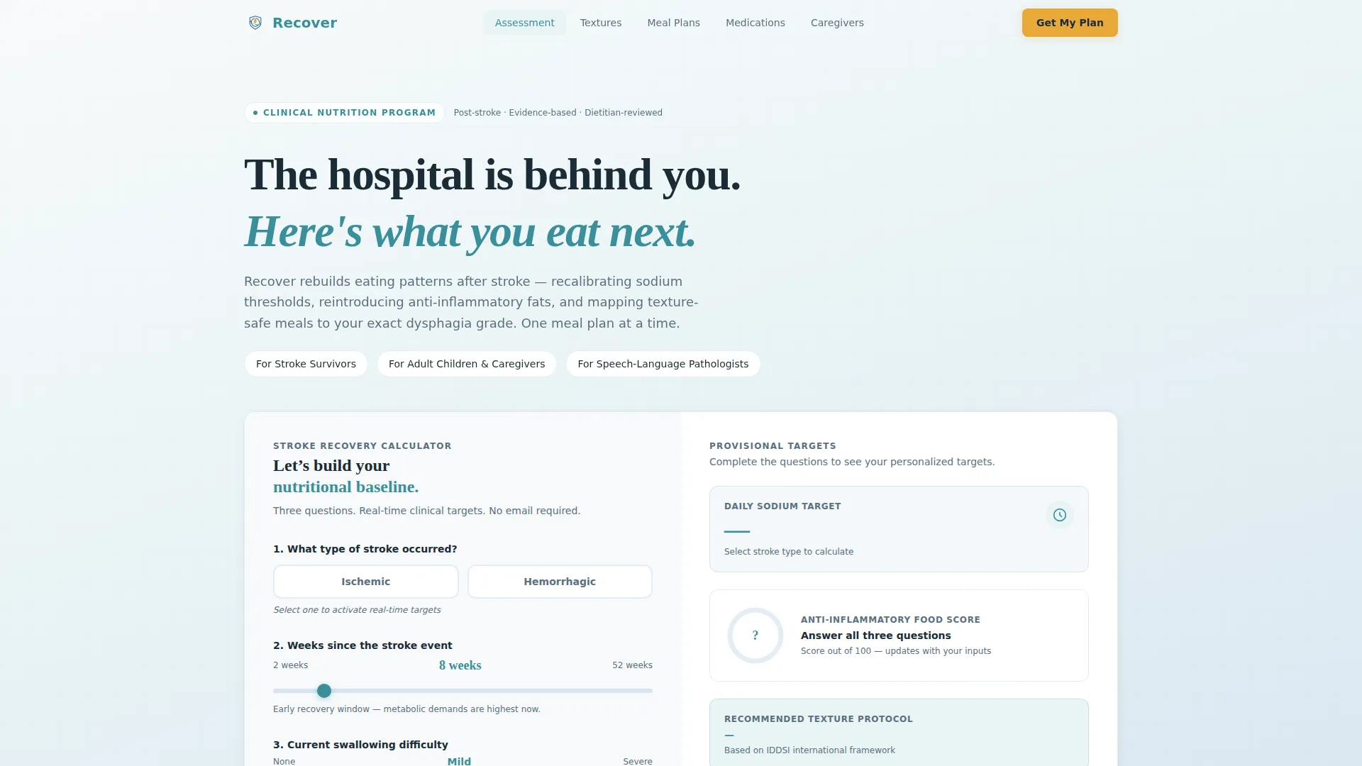 Expert Stroke Rehabilitation Landing Page Template