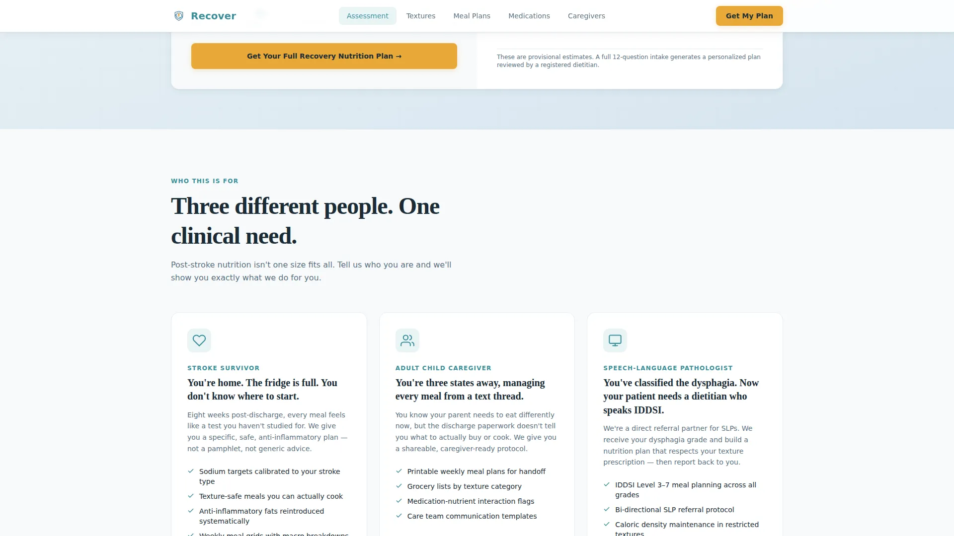 Expert Stroke Rehabilitation Landing Page Template
