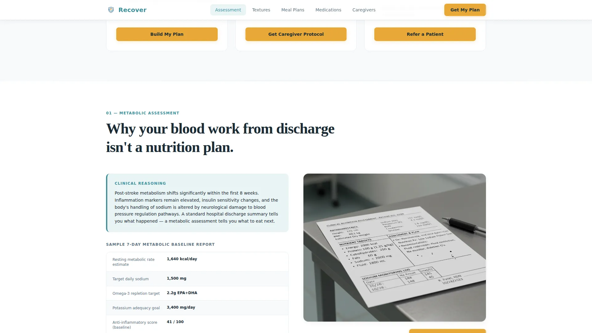 Expert Stroke Rehabilitation Landing Page Template