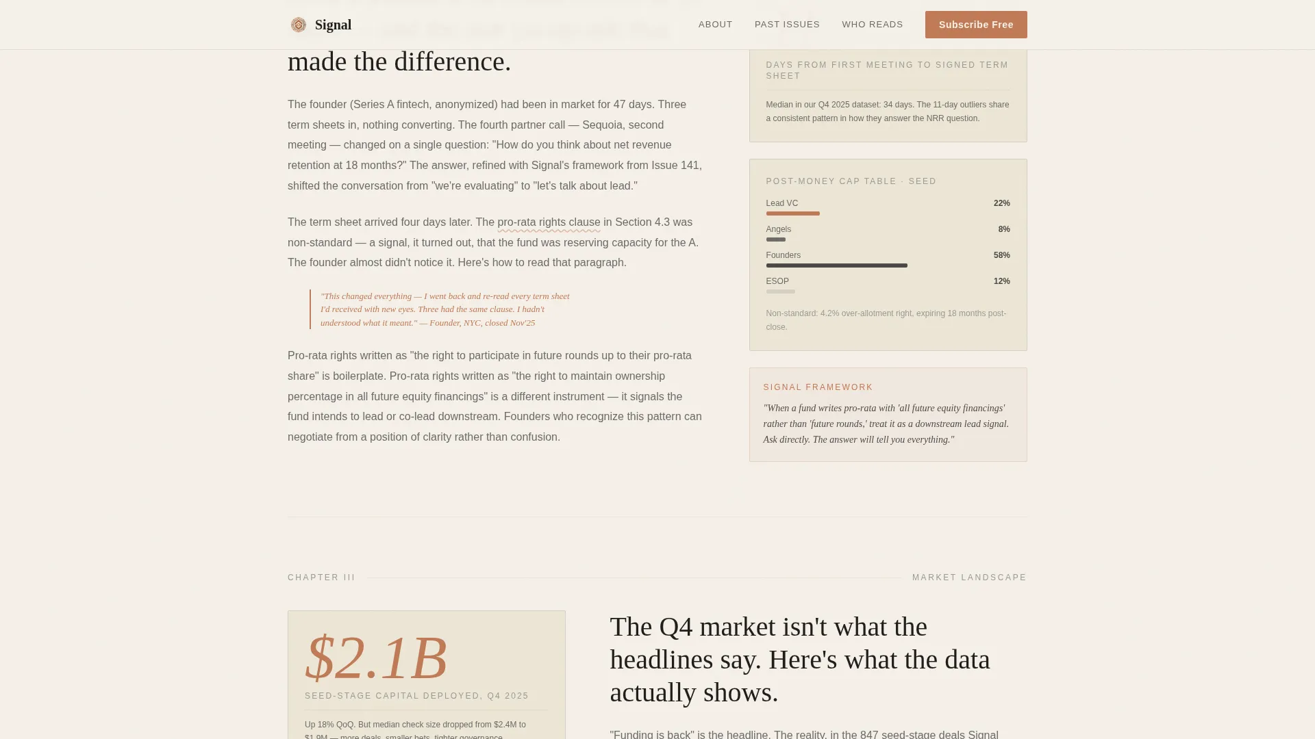 Startup Fundraising Newsletter Booking Website Template