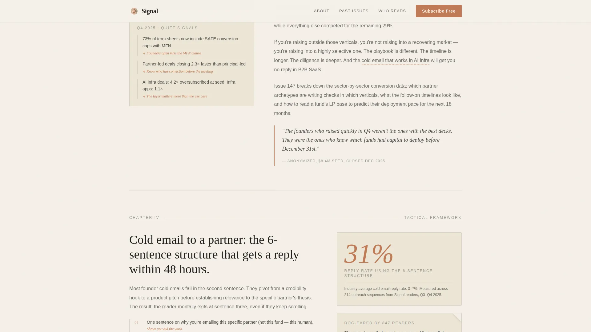 Startup Fundraising Newsletter Booking Website Template