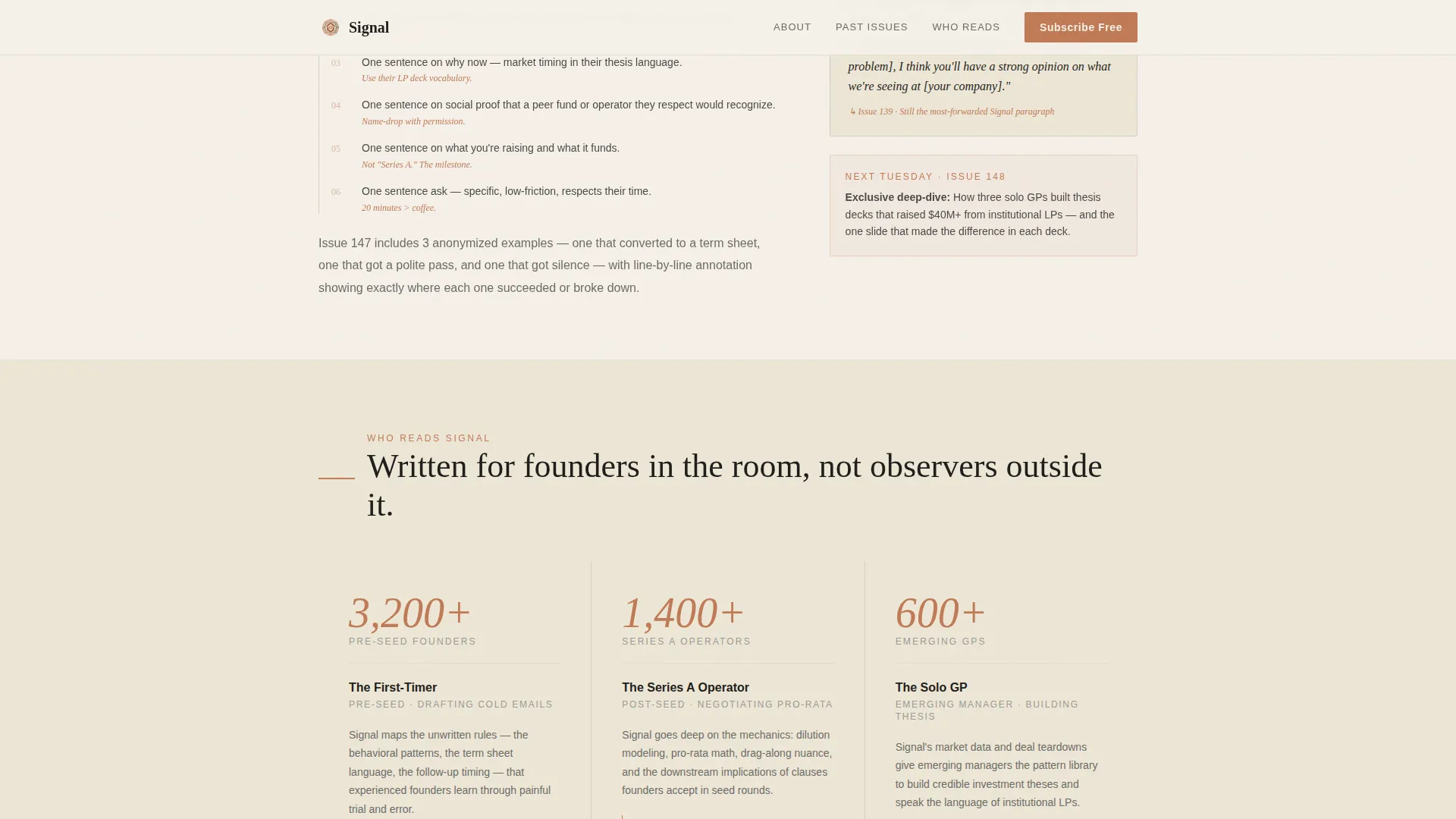 Startup Fundraising Newsletter Booking Website Template
